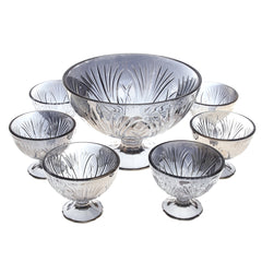 7-Piece Premium Glass Dessert Bowl Set – Elegant Design | Ideal for Ice Cream, Pudding & Sweets (75 ml) - Habitt