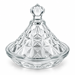 Glass Candy Dish with Lid