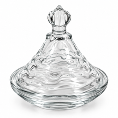 Glass Candy Dish with Lid
