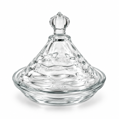 Glass Candy Dish with Lid