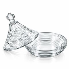 Glass Candy Dish with Lid