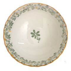 Assorted Ceramic Floral Bowl 4.5 Inch – Decorative Serving & Snack Bowl - Habitt