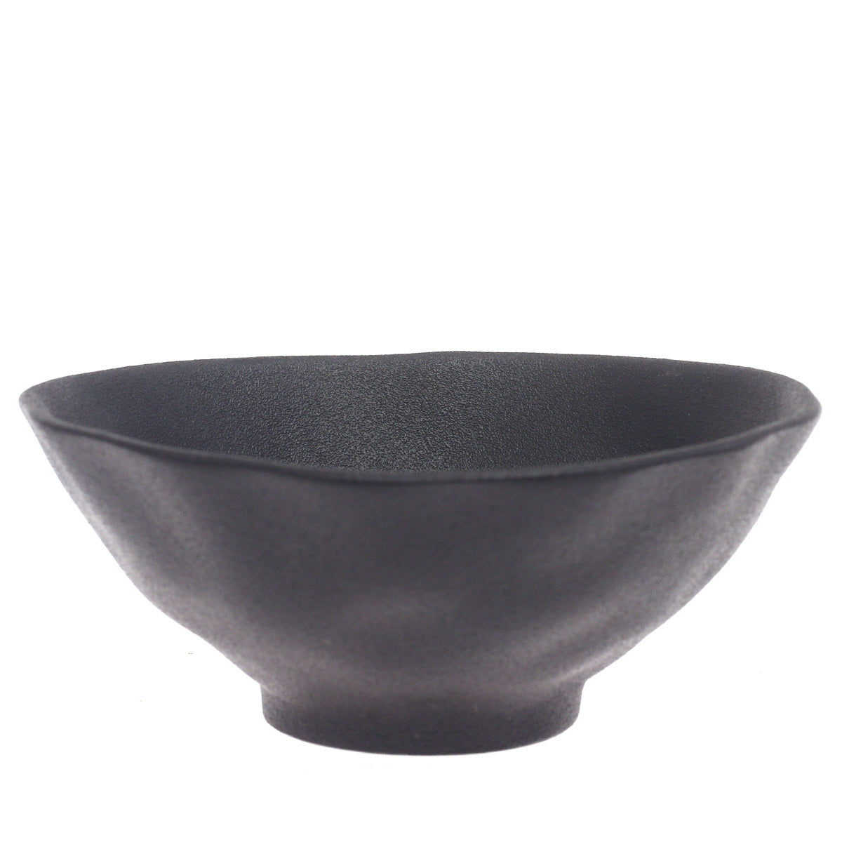 Black  Bowl – Modern Minimal Tabletop Accent Bowl, 8 Inch - Habitt