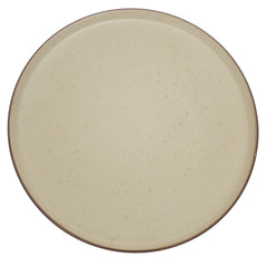 Beige Ceramic Dinner Plate 10.5 Inch – Minimalist Stoneware Tableware - Habitt