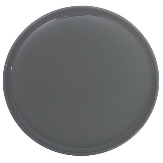 Black & Grey Dinner Plate – 10 Inch Food-Safe Plate - Habitt