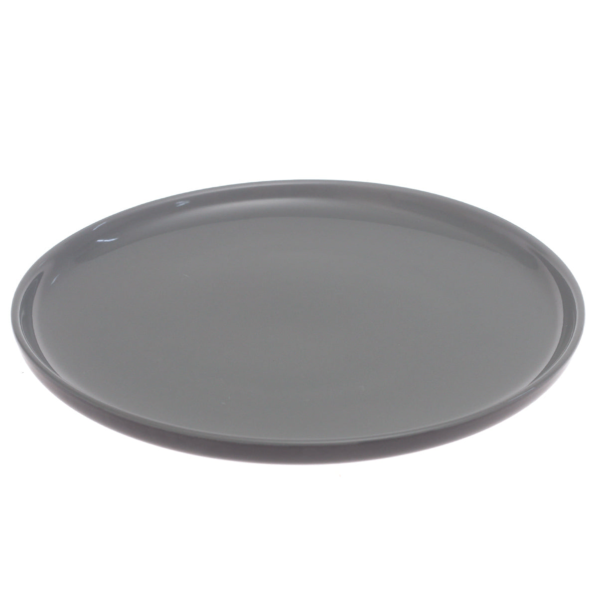 Black & Grey Dinner Plate – 10 Inch Food-Safe Plate - Habitt