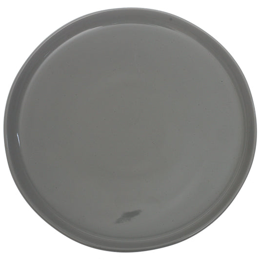 Grey Ceramic Dinner Plate 10.5 Inch – Modern Stoneware Tableware - Habitt