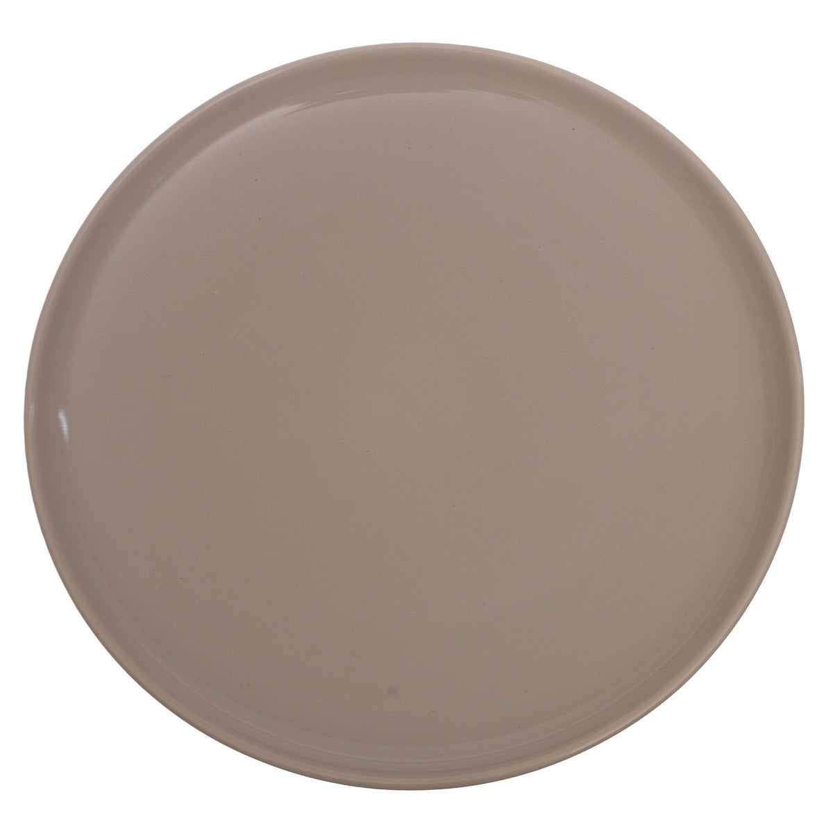 Light Grey Dinner Plate 10 Inch – Modern Solid Ceramic Dining Plate - Habitt