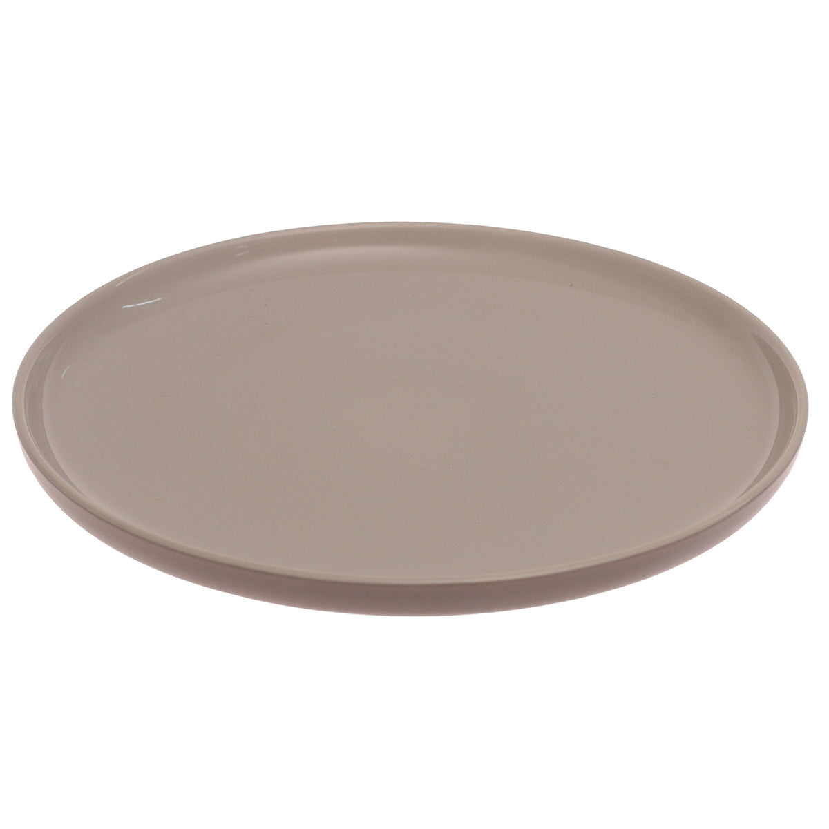 Light Grey Dinner Plate 10 Inch – Modern Solid Ceramic Dining Plate - Habitt