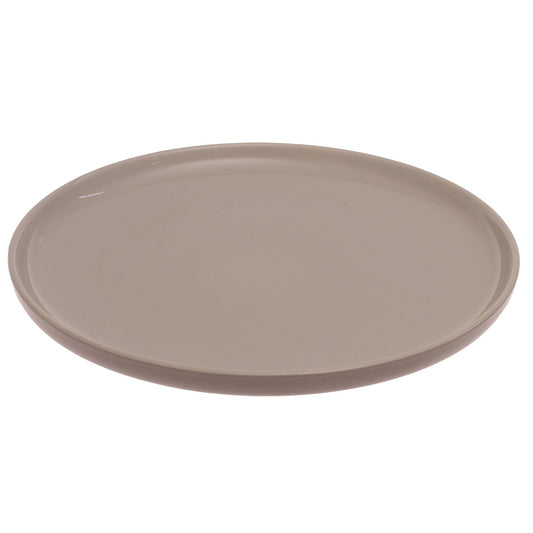 Light Grey Dinner Plate 10 Inch – Modern Solid Ceramic Dining Plate - Habitt