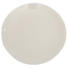 White Dinner Plate 10.5 Inch – Classic Solid Ceramic Dining Plate - Habitt
