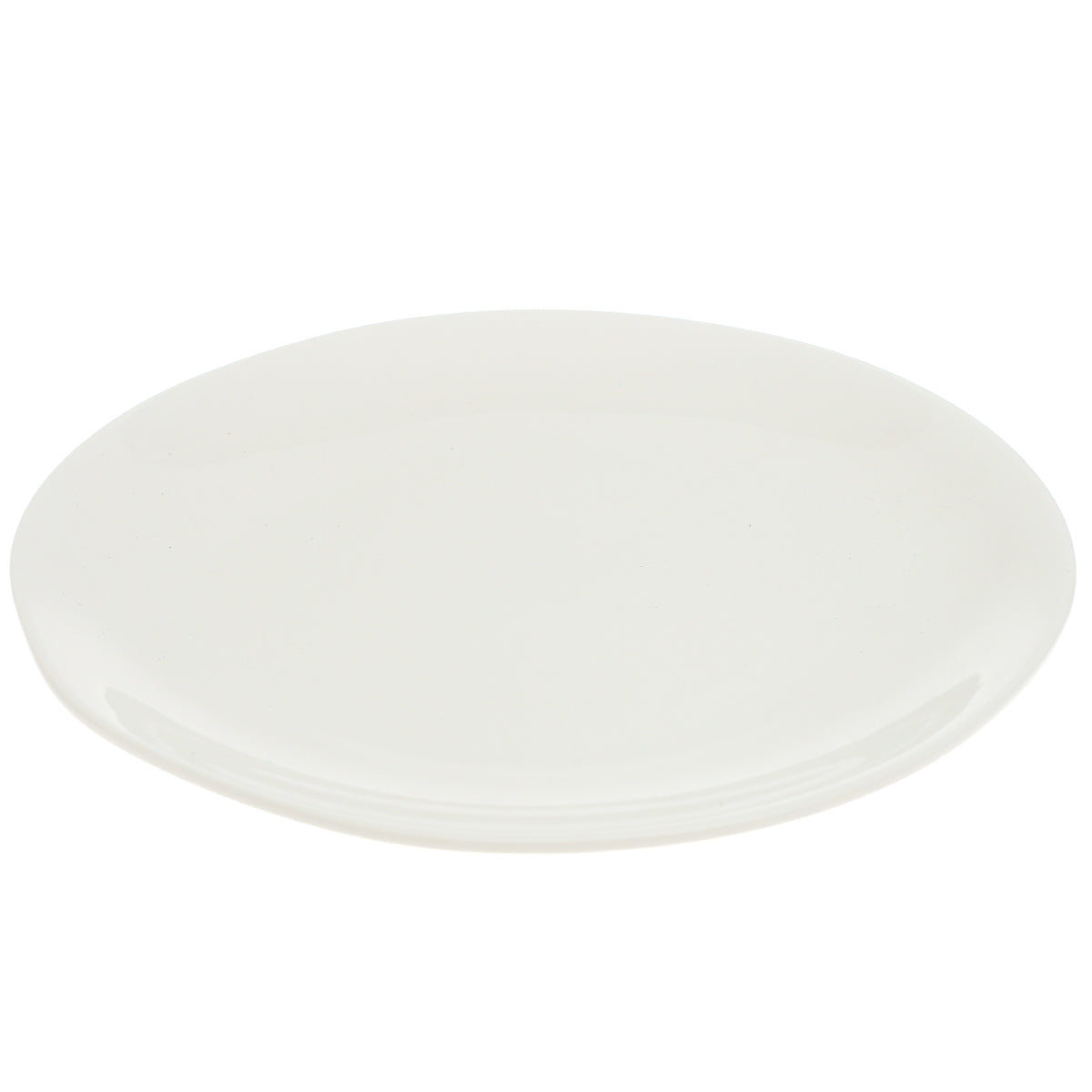 White Dinner Plate 10.5 Inch – Classic Solid Ceramic Dining Plate - Habitt