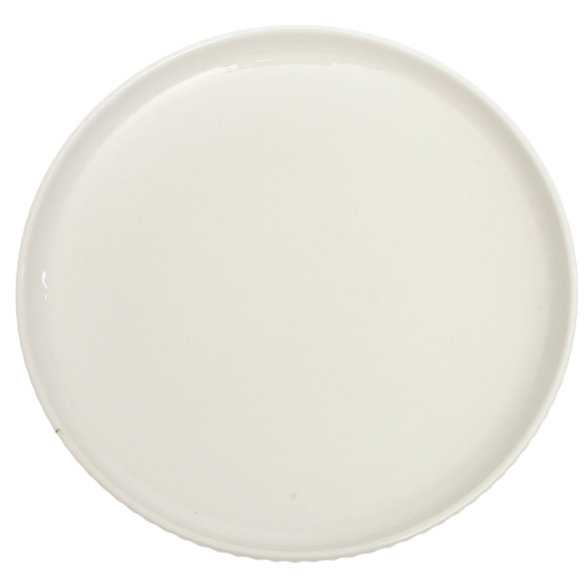White Dinner Plate – 10.5 Inch Food-Safe Plate - Habitt