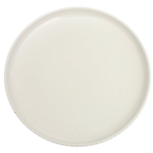 White Dinner Plate – 10.5 Inch Food-Safe Plate - Habitt