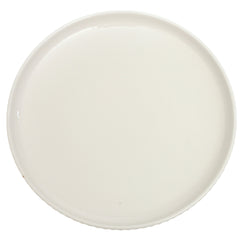 White Dinner Plate – 10.5 Inch Food-Safe Plate - Habitt