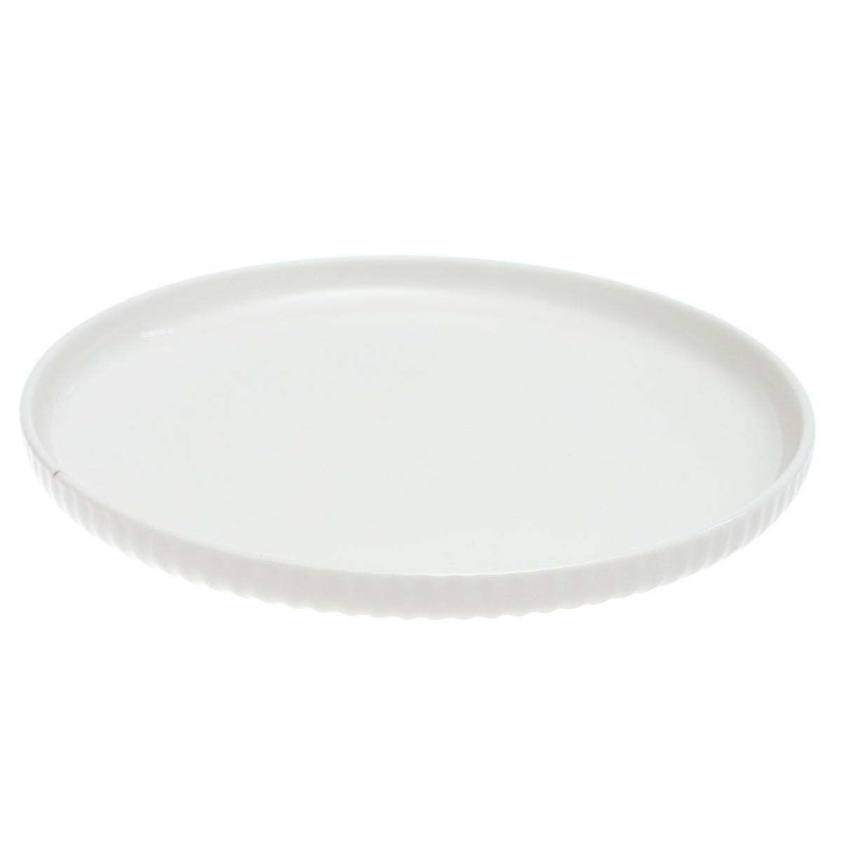 White Dinner Plate – 10.5 Inch Food-Safe Plate - Habitt