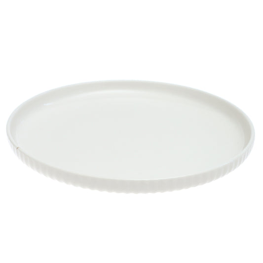 White Dinner Plate – 10.5 Inch Food-Safe Plate - Habitt