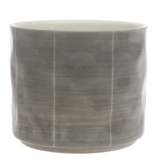 Grey Ceramic Mug 3.25 x 3 Inch – Minimalist Stoneware Coffee Cup - Habitt