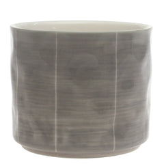 Grey Ceramic Mug 3.25 x 3 Inch – Minimalist Stoneware Coffee Cup - Habitt