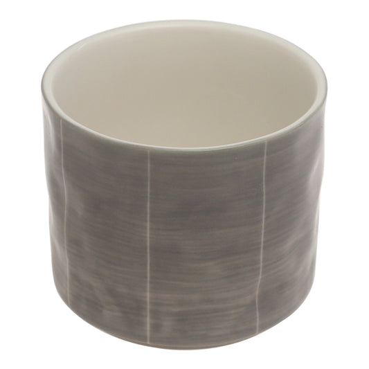 Grey Ceramic Mug 3.25 x 3 Inch – Minimalist Stoneware Coffee Cup - Habitt