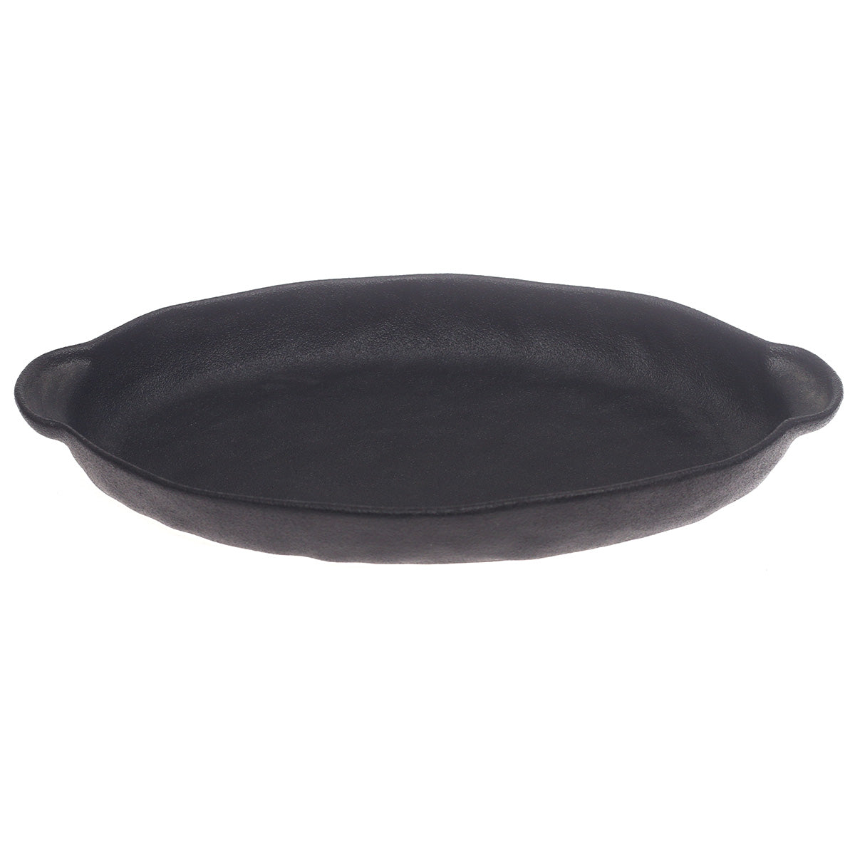 Black Oval Serving Platter – 7 x 13 Inch | Elegant Matte Finish Tableware - Habitt