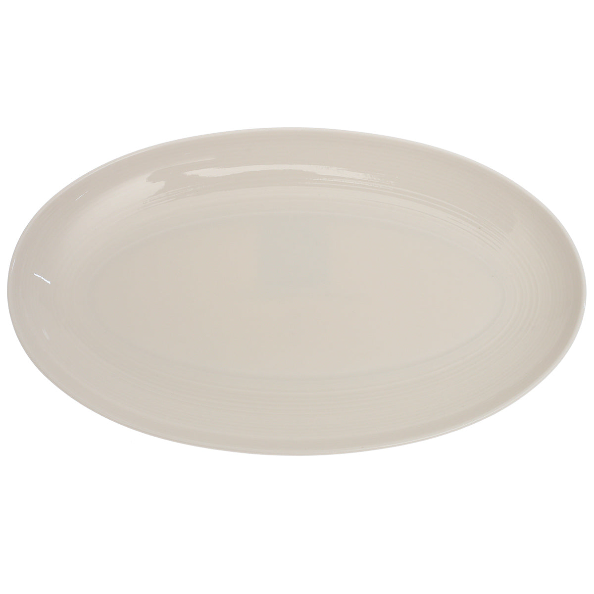 White Ceramic Platter 7 x 12 Inch – Elegant Oval Serving Plate - Habitt