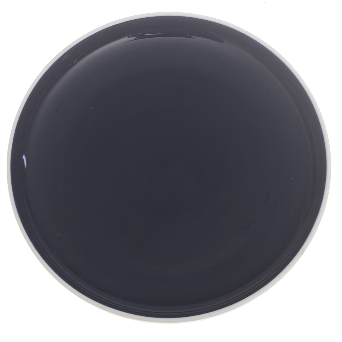 Blue Ceramic Quarter Plate 8 Inch – Modern Glossy Side Plate - Habitt