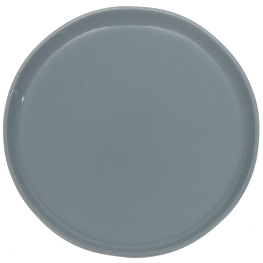Blue Ceramic Quarter Plate 8 Inch - Habitt