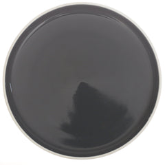 Grey Ceramic Quarter Plate 8 Inch – Modern Glossy Side Plate - Habitt