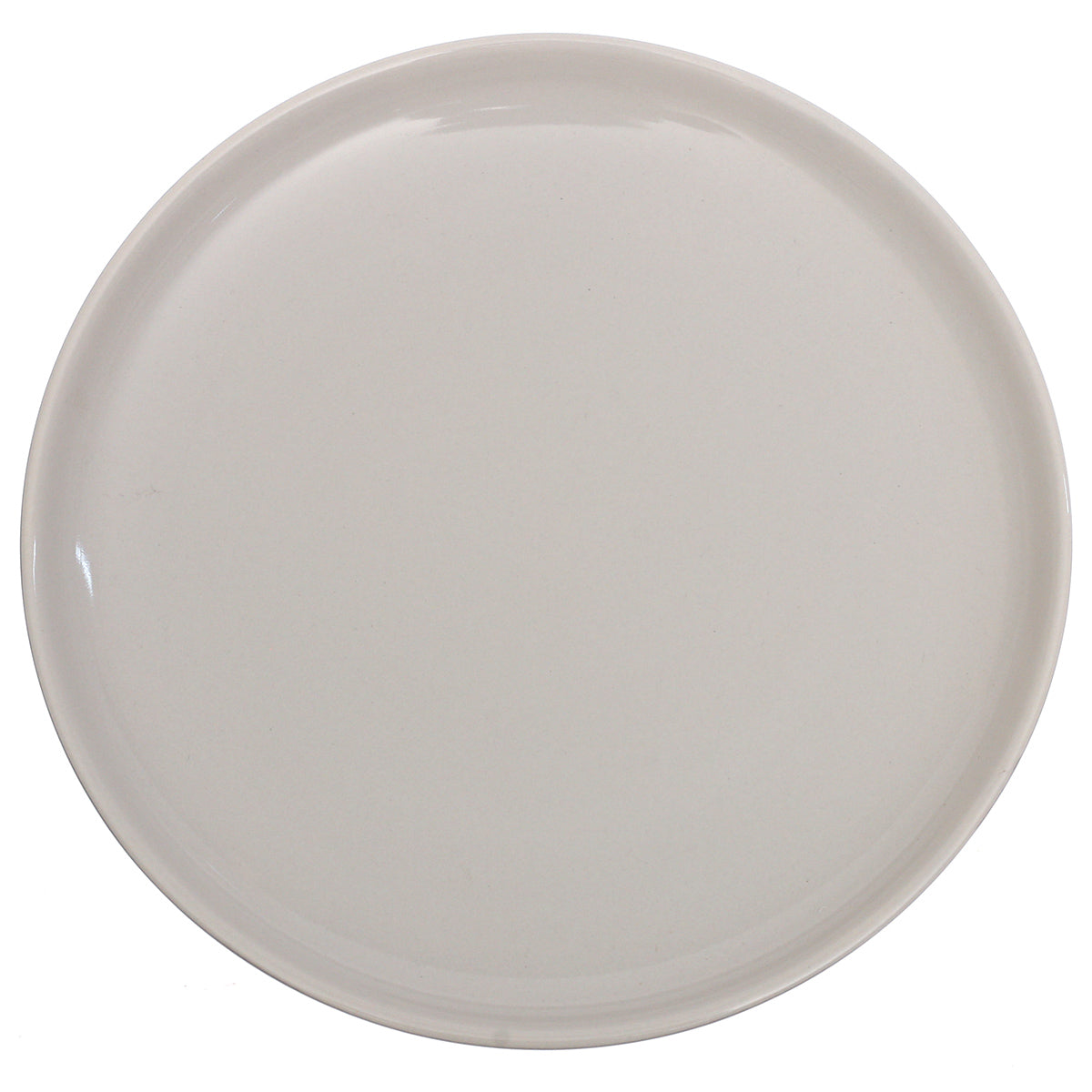 Light Grey & Grey Ceramic Quarter Plate 7.5 Inch – Minimalist Two-Tone Side Plate - Habitt