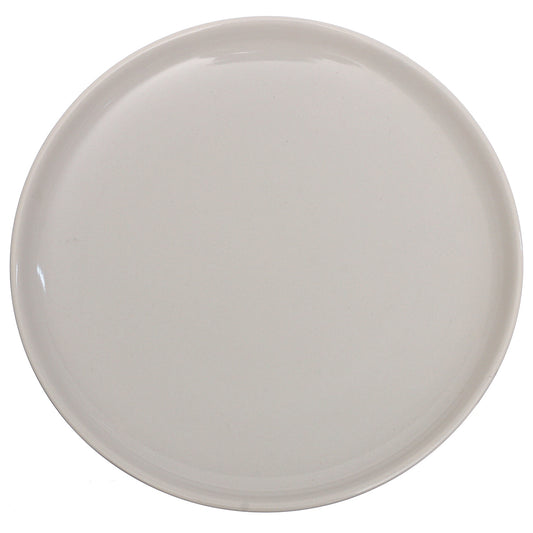 Light Grey & Grey Ceramic Quarter Plate 7.5 Inch – Minimalist Two-Tone Side Plate - Habitt