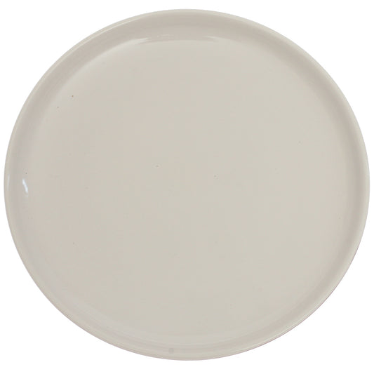 Maroon & White Ceramic Quarter Plate 7.5 Inch – Two-Tone Modern Side Plate - Habitt