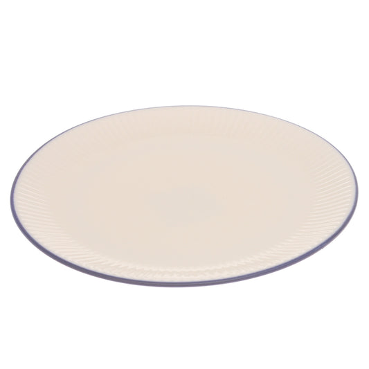 Quarter Plate – White Ceramic Plate | 8 Inch - Habitt