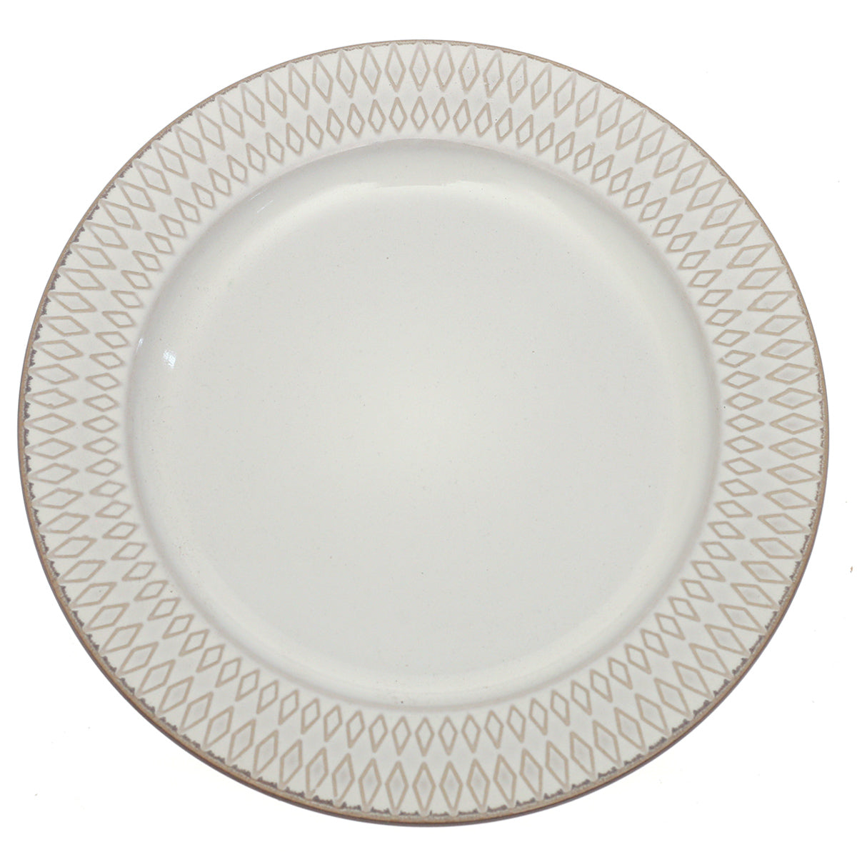 White Ceramic Quarter Plate 8 Inch - Habitt