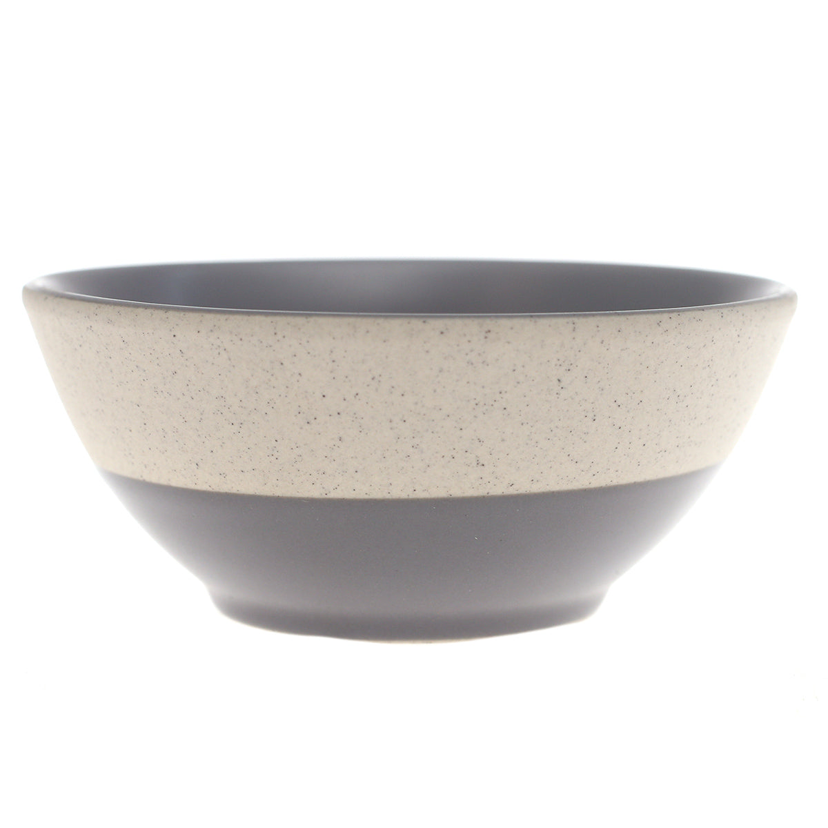 Grey Ceramic Sauce Dish 3.5 Inch – Two-Tone Modern Dipping Bowl - Habitt