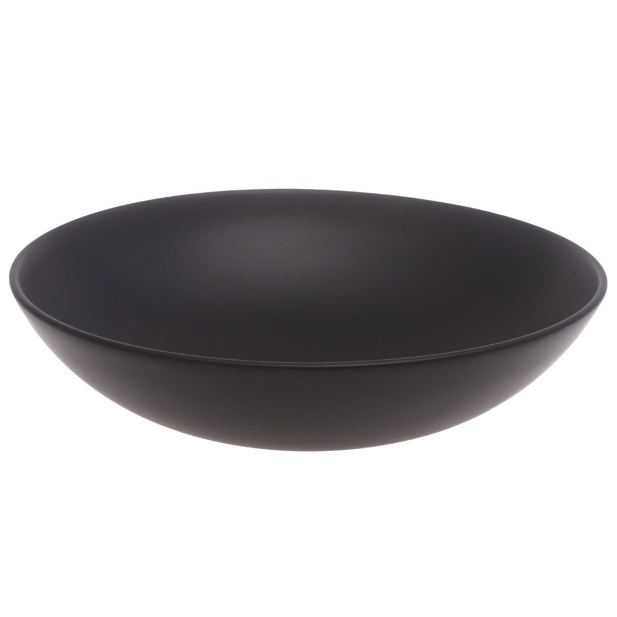 Serving Bowl Black 9 Inch – Modern Ceramic Salad & Serving Bowl - Habitt