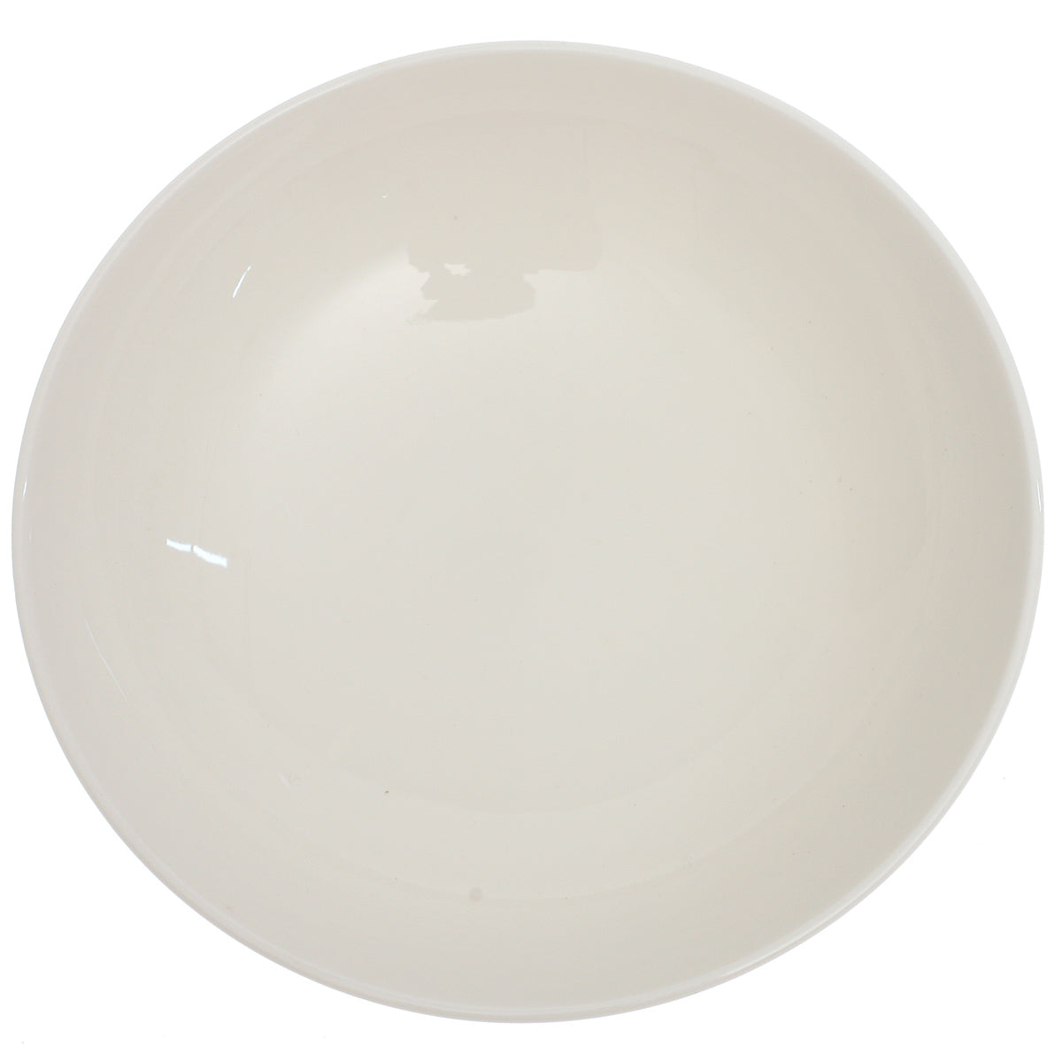 Serving Bowl White 9 Inch – Classic Ceramic Serving & Salad Bowl - Habitt
