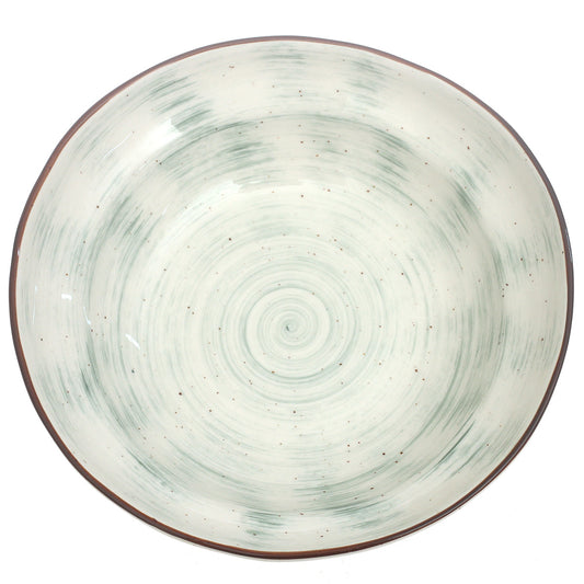 Serving Bowl White 9 Inch – Ceramic Serving & Salad Bowl (9590-90) - Habitt