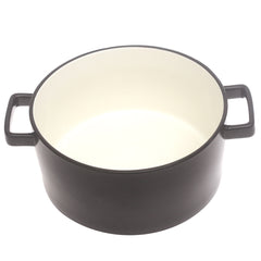 Serving Casserole Black 9 Inch – Ceramic Casserole with Handles - Habitt
