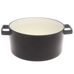 Serving Casserole Black 9 Inch – Ceramic Casserole with Handles - Habitt