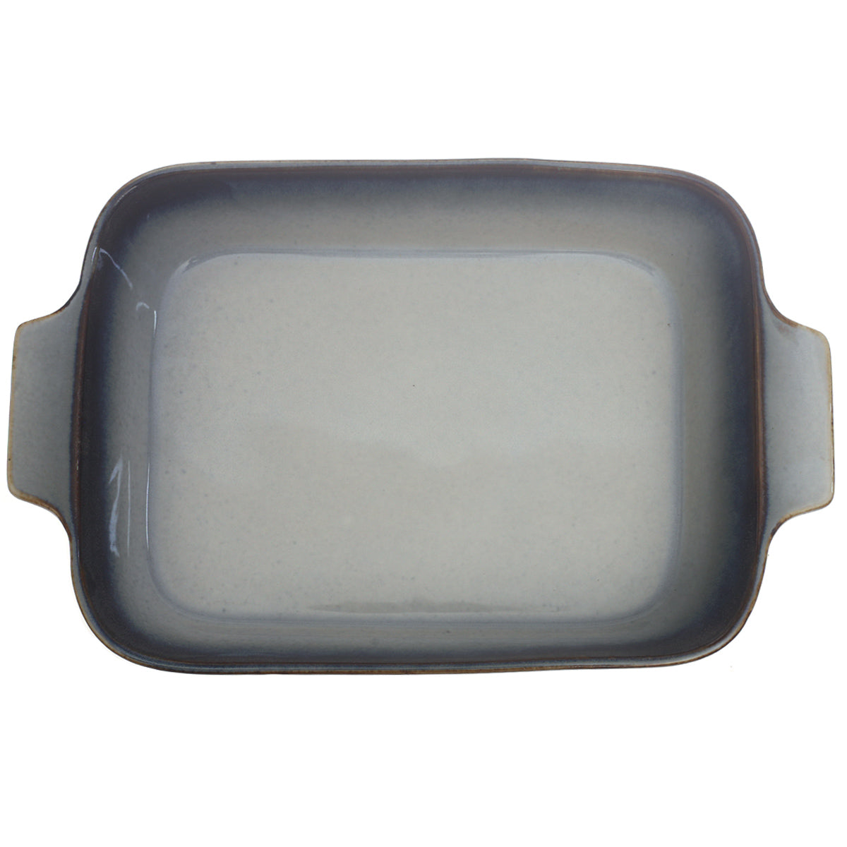 Blue & White Ceramic Serving Dish – 8 x 10 Inch Rectangular Baking & Serving Dish - Habitt