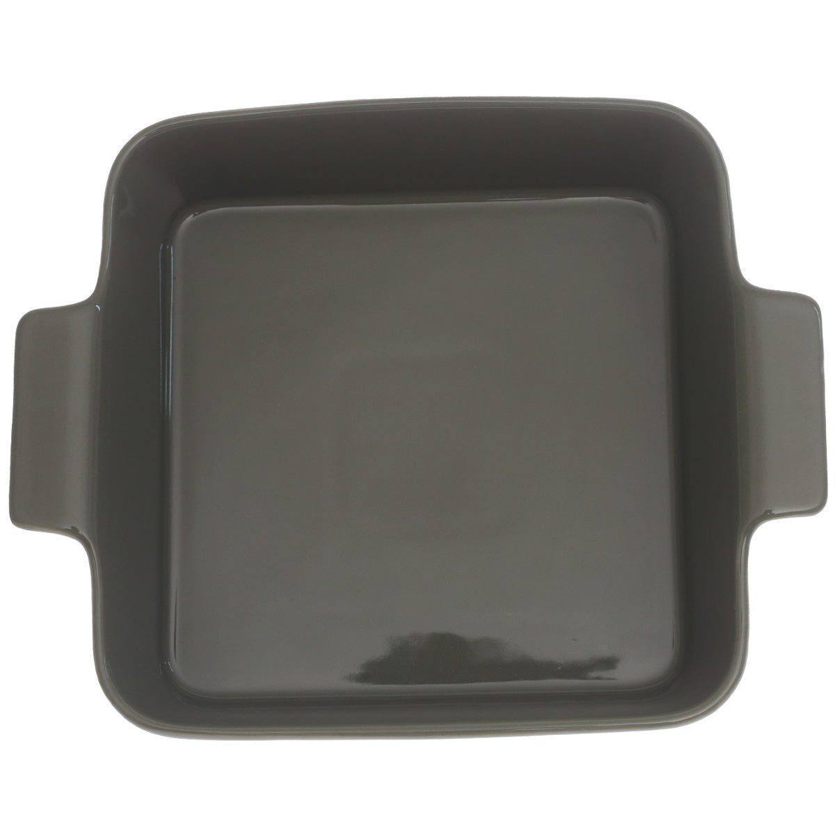 Black Ceramic Square Serving Dish 10 x 10 Inch – Modern Deep Baking & Serving Dish with Handles - Habitt