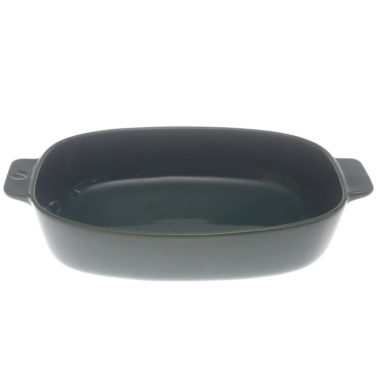 Serving Dish Green 8 × 10 Inch – Ceramic Oval Serving Dish with Handles - Habitt