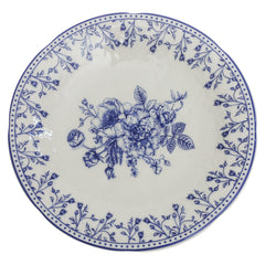 Blue & White Floral Side Plate 6 Inch – Classic Ceramic Dessert & Snack Plate - Habitt