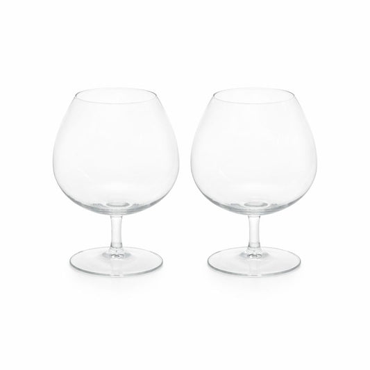 Crystal Wine Glass Set of 2– Large Elegant Crystal Glasses for Wine & Cocktails - Habitt