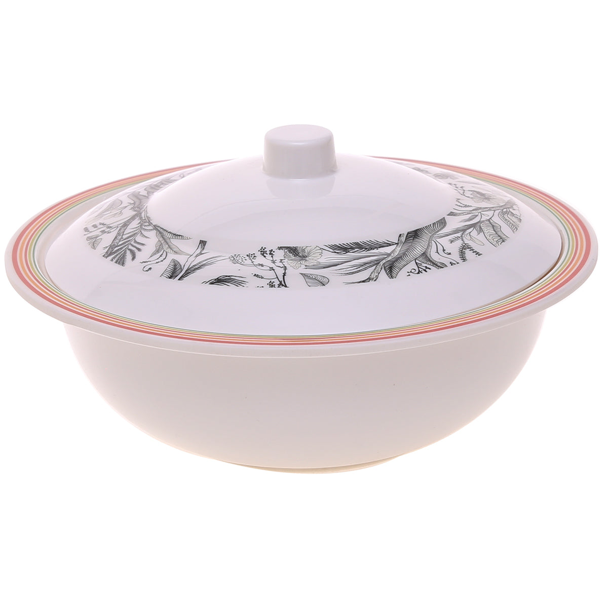 Coral Palm Dinner Set – Tropical Ceramic Tableware Collection (6 Person 30 Pcs / 8 Person 43 Pcs) - Habitt