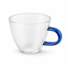 Transparent Glass Mug – Assorted Colors