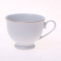 Classic  Gold Line CN Dinner Set – Elegant White Porcelain Tableware - Habitt