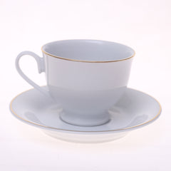 Classic  Gold Line CN Dinner Set – Elegant White Porcelain Tableware - Habitt