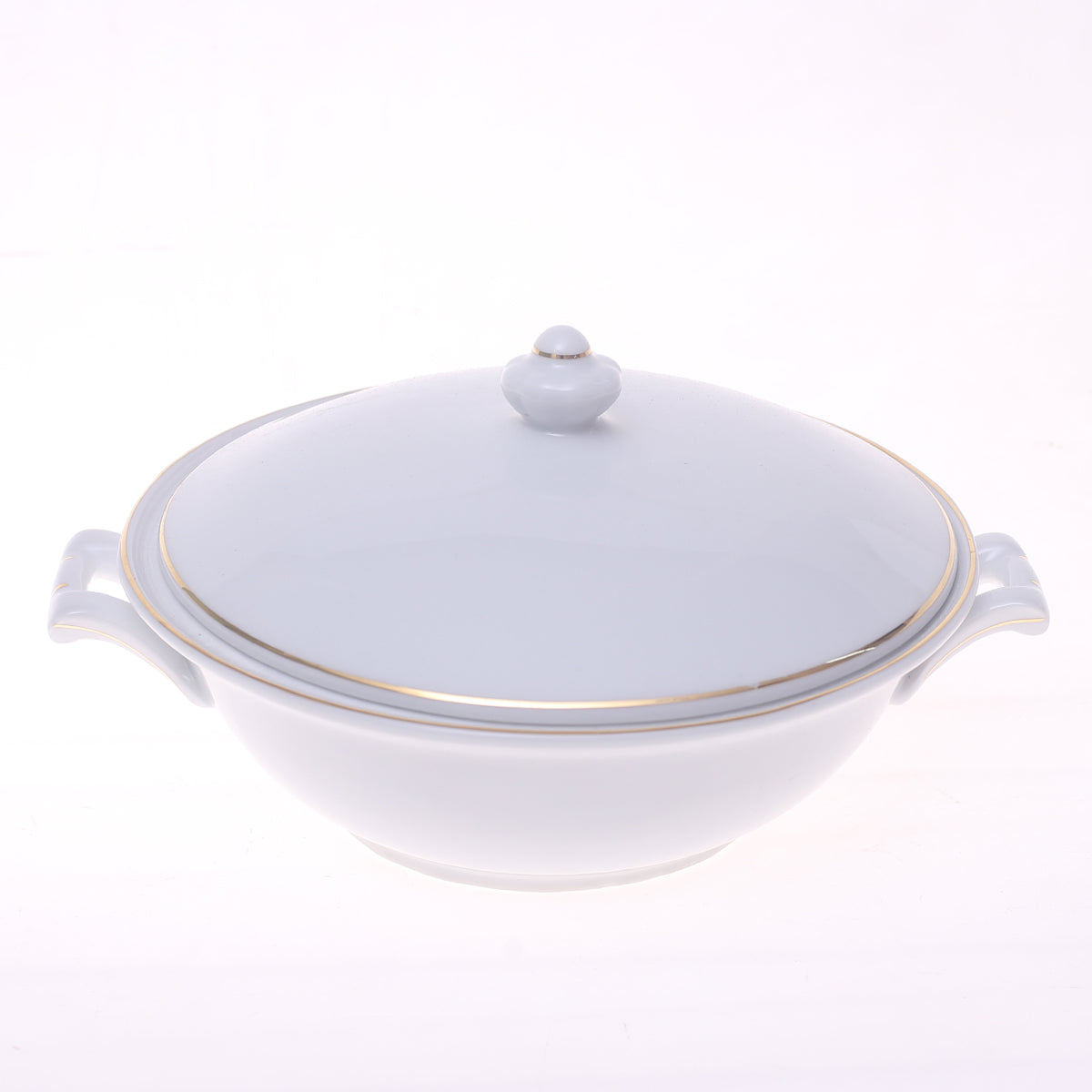 Classic  Gold Line CN Dinner Set – Elegant White Porcelain Tableware - Habitt